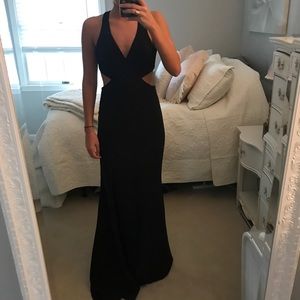 Jay Godfrey Hallendale cut-out gown, open back